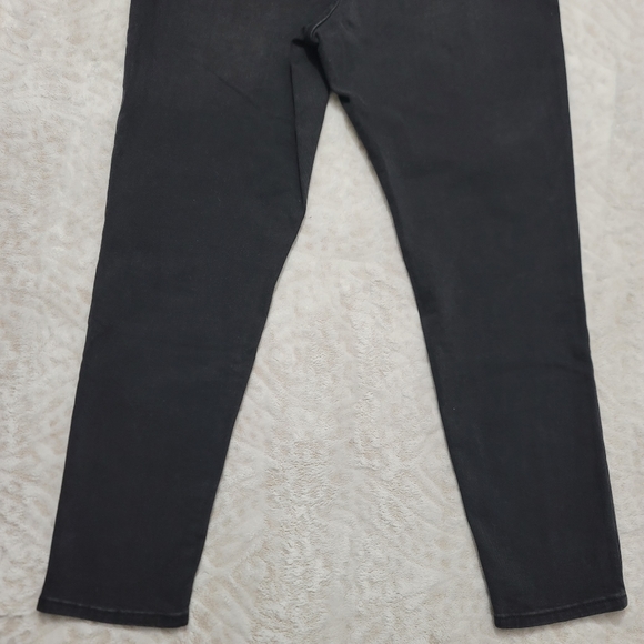 Lauren Ralph Lauren High-Rise Skinny Ankle Jean Women's Size14 Empire Black Wash - Picture 7 of 15